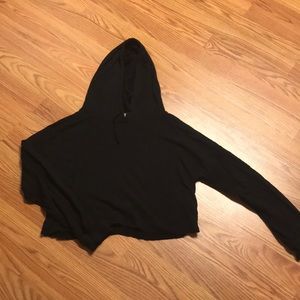 Charlotte Russe cropped hooded sweater